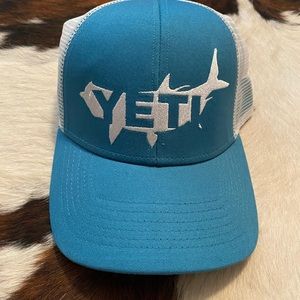Yeti Teal Fishing Hat.